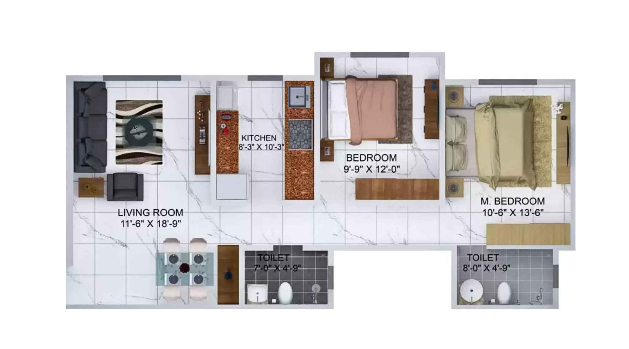 Sheth-Avante-Floor-Plan-2-BHK-740-Sqft